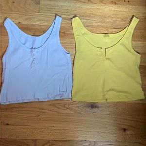 Brandy Meliville Crop tank tops